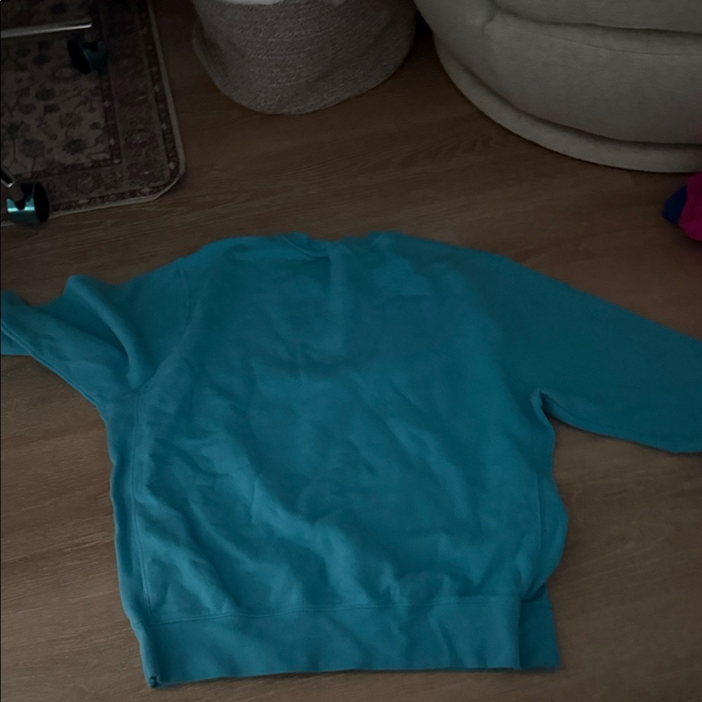 Nike Women's Teal Crew Neck Sweater